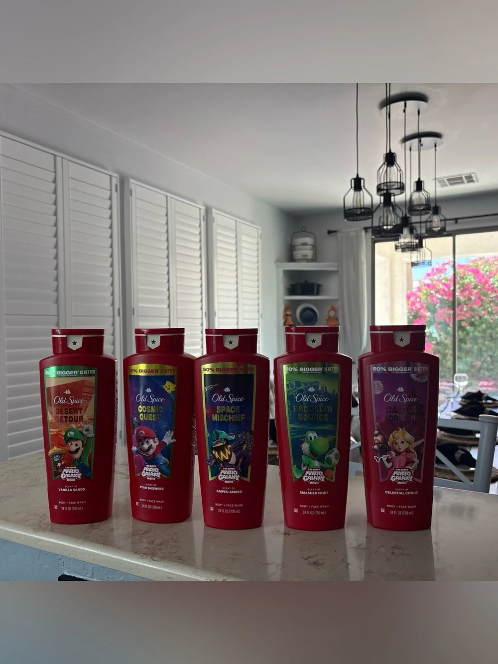 Old Spice Super Mario Galaxy Body Wash Collection All 5 Scents New Sealed